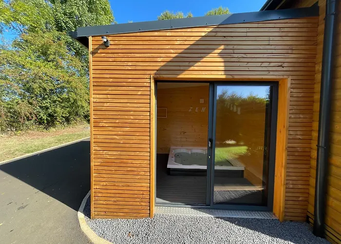 Gite Chalet Bois Avec Spa Privatif